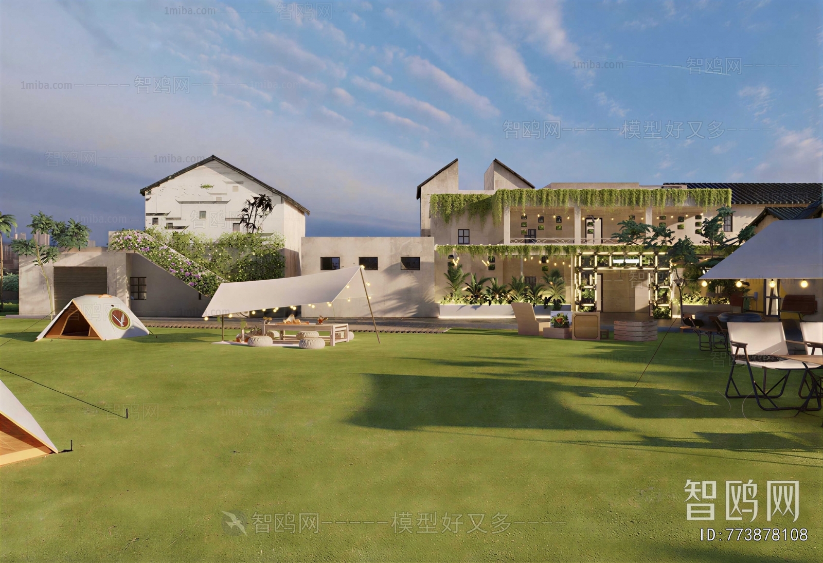Modern Courtyard/landscape