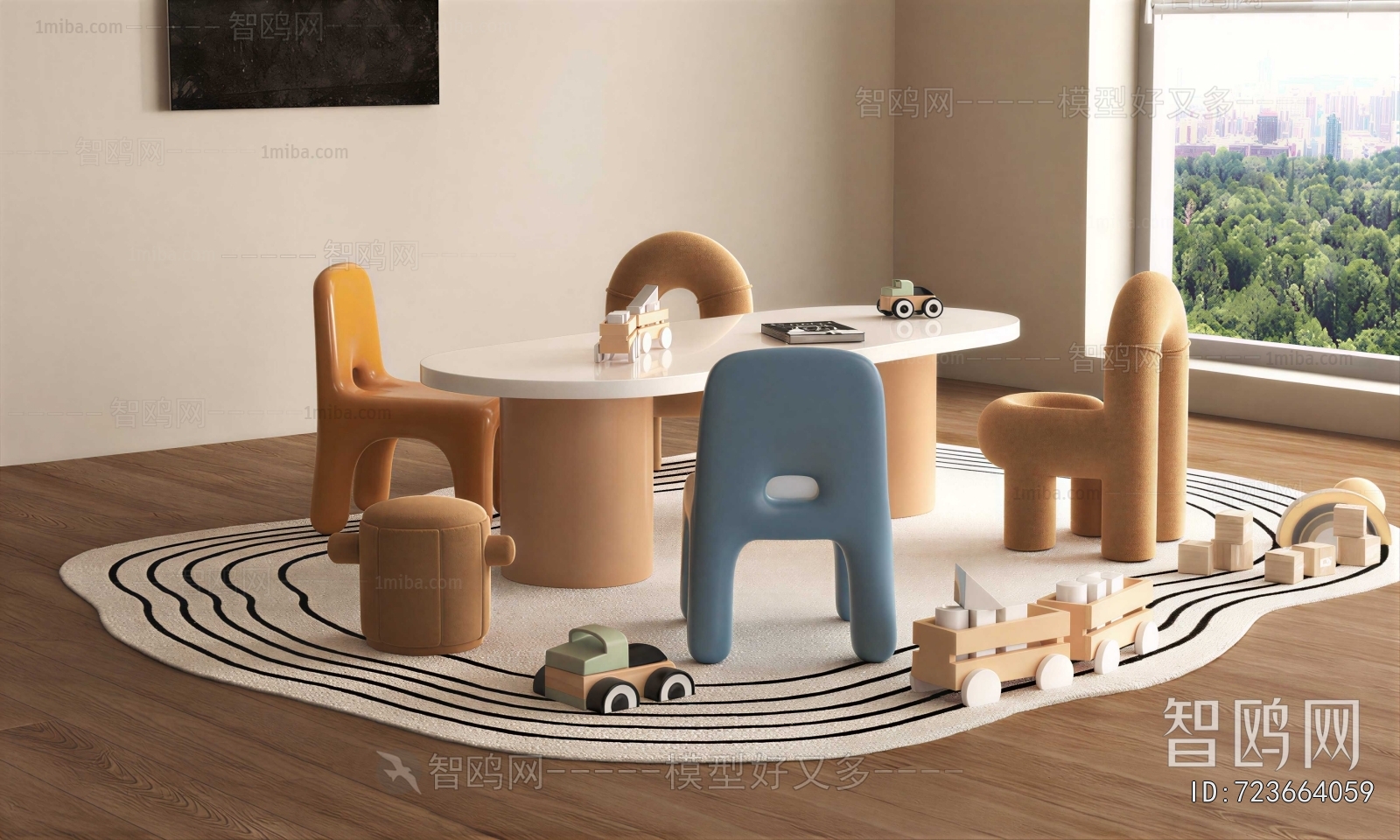 Modern Children's Table/chair