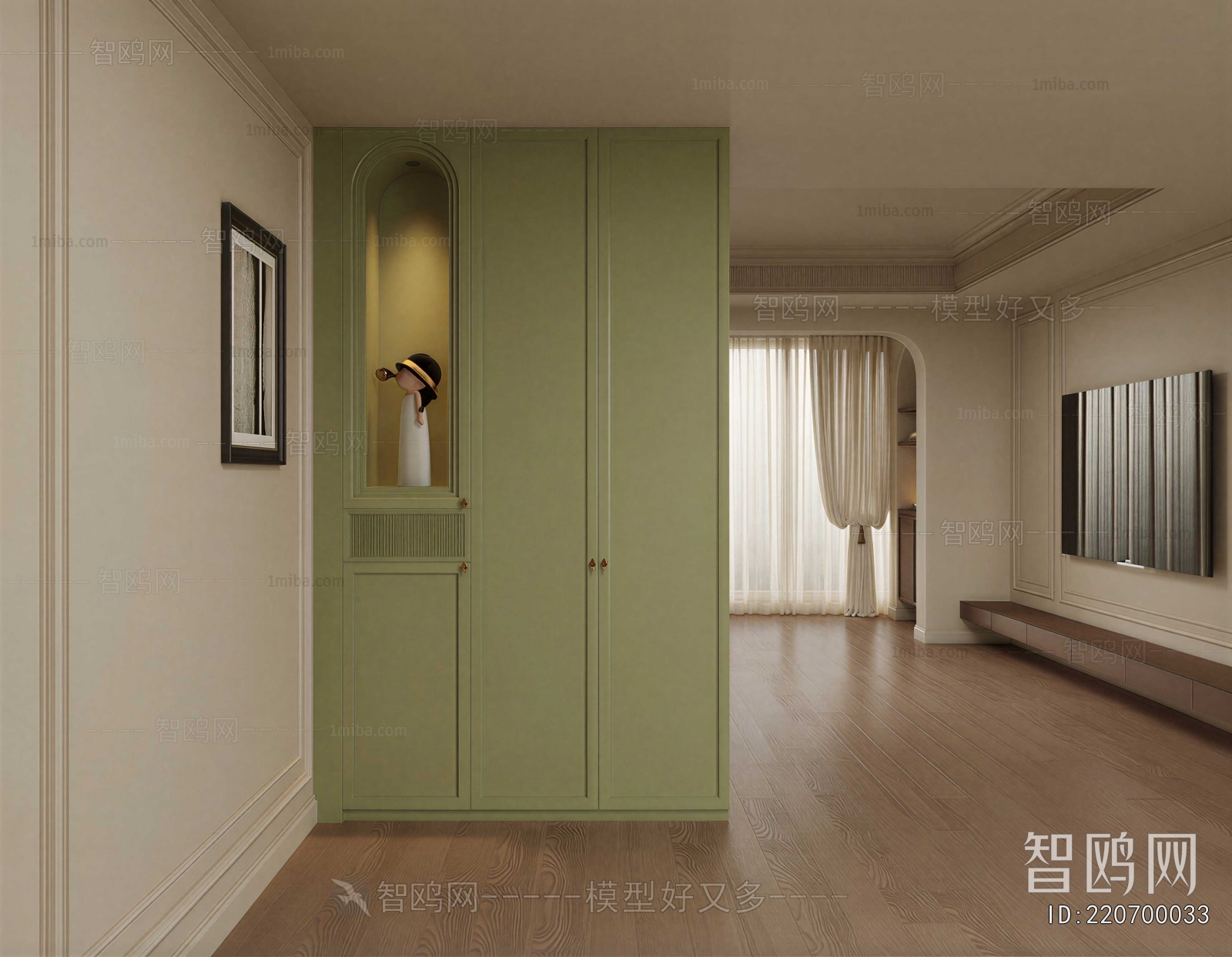 French Style Hallway