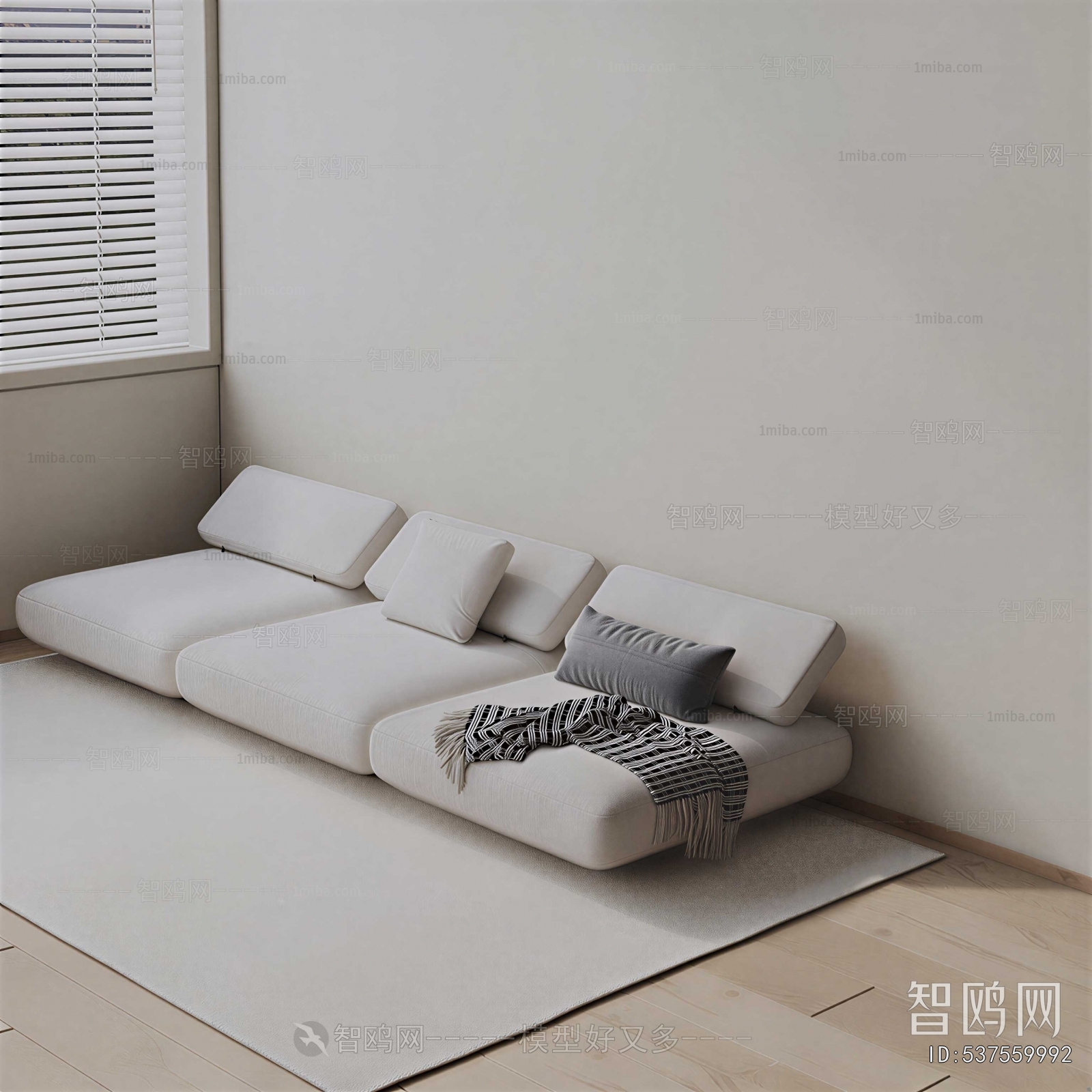 Modern Three-seat Sofa