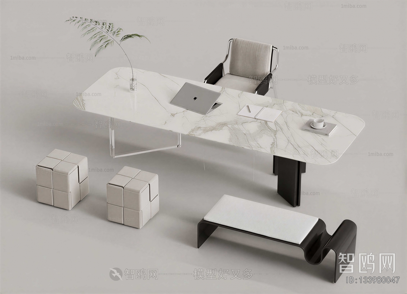 Modern Computer Desk And Chair