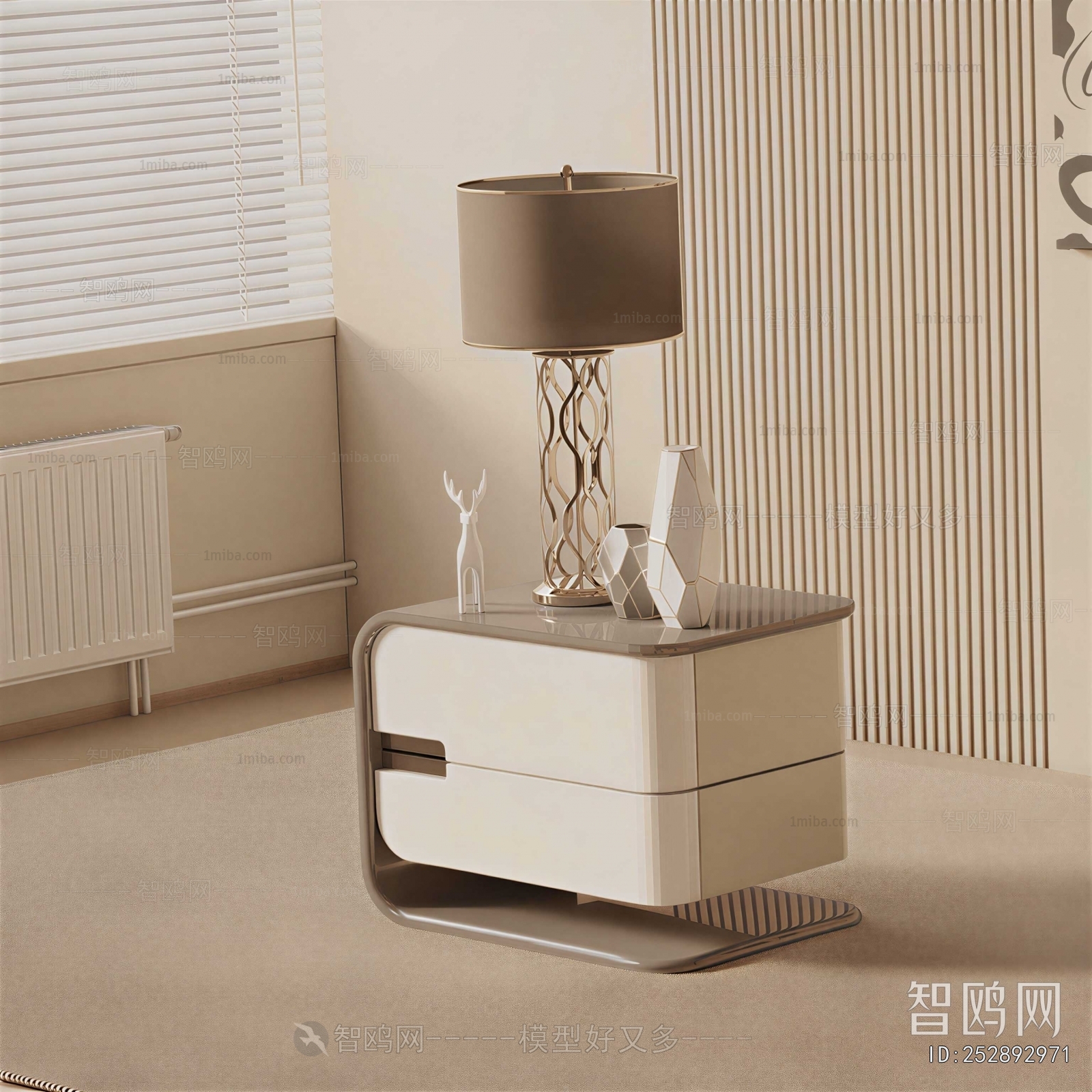 Modern Bedside Cupboard