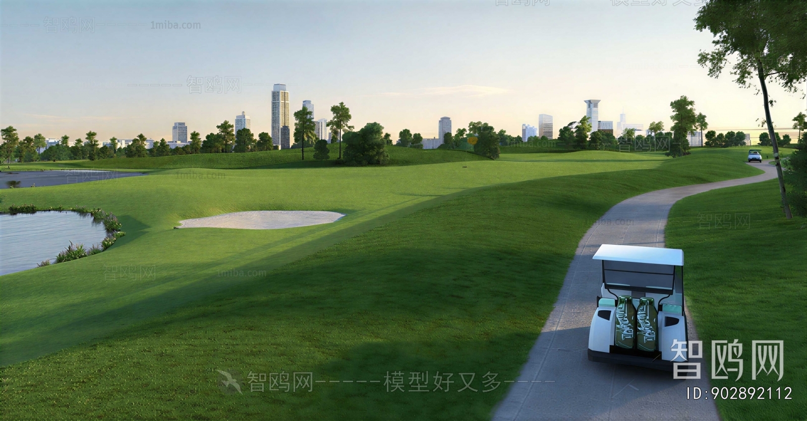 Modern Park Landscape