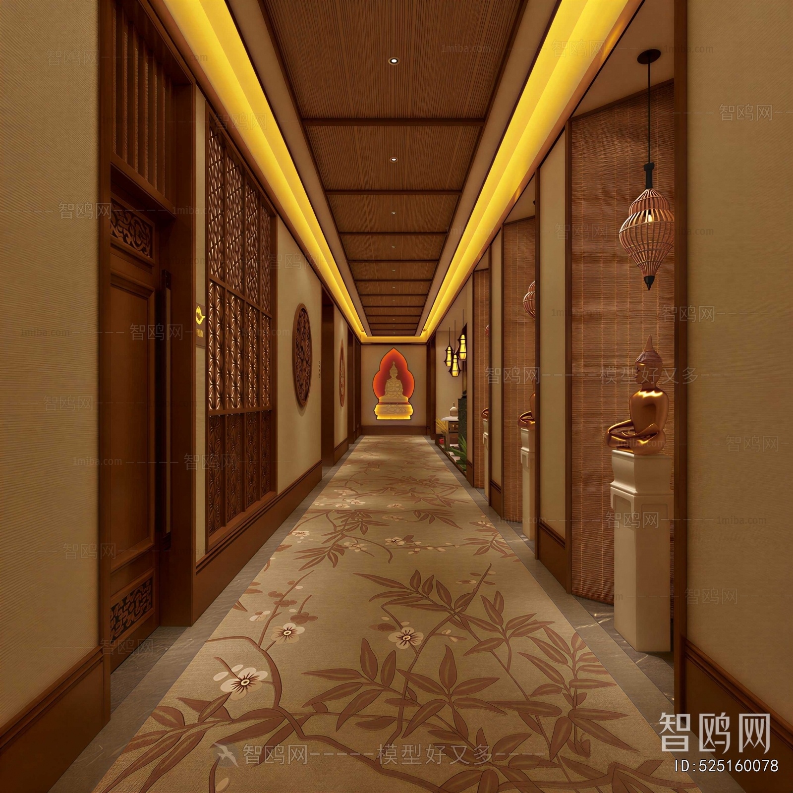 New Chinese Style Corridor