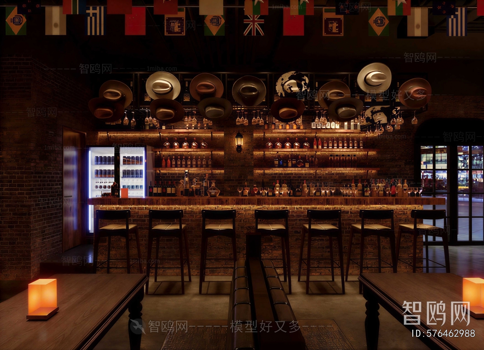Industrial Style Bar
