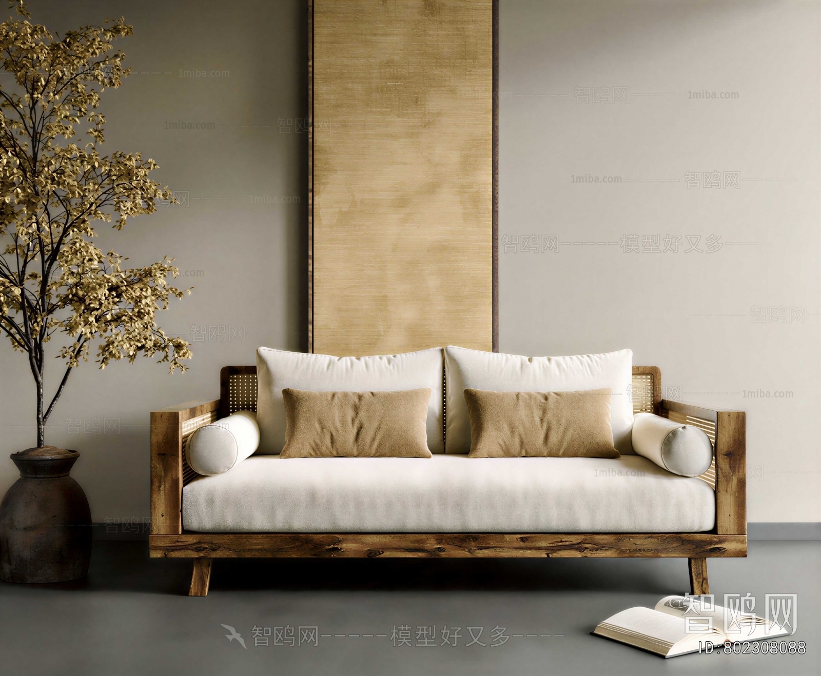 Wabi-sabi Style A Sofa For Two