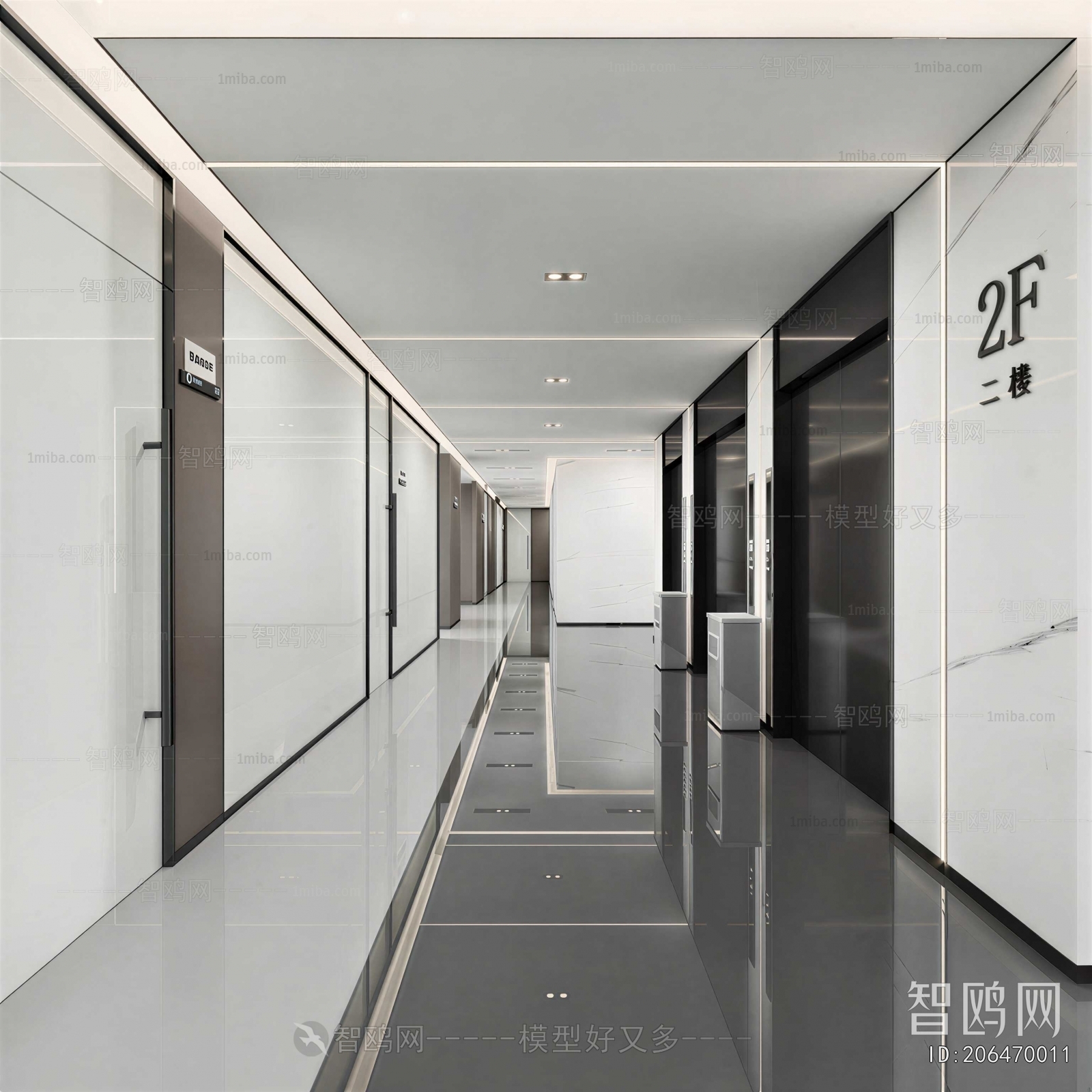 Modern Corridor/elevator Hall