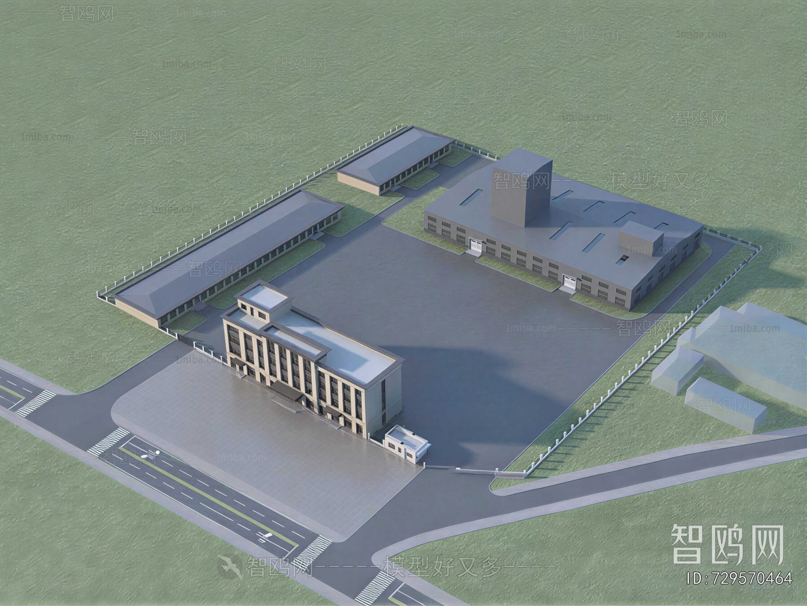 Modern Industrial Building