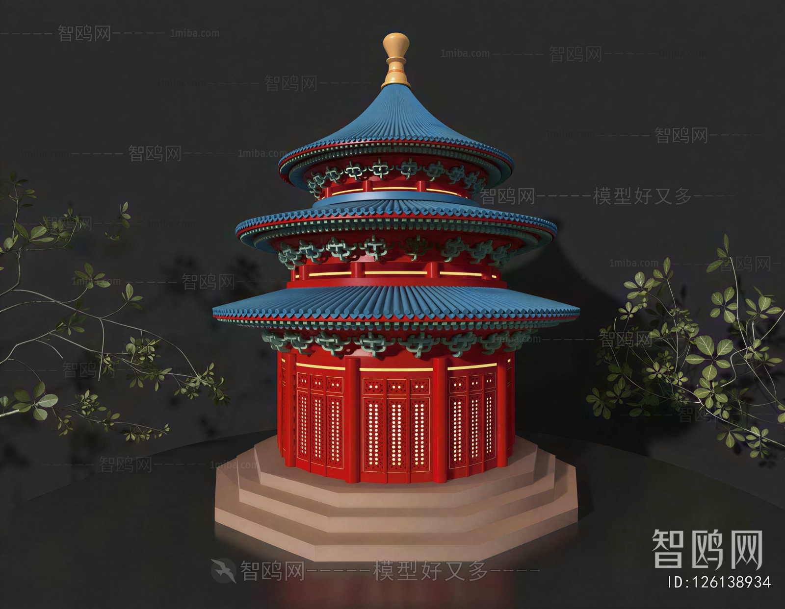 Chinese Style Ancient Architectural Buildings