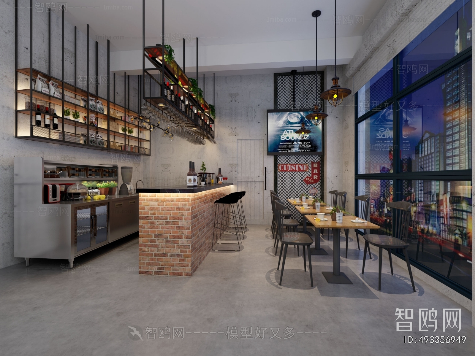 Industrial Style Restaurant