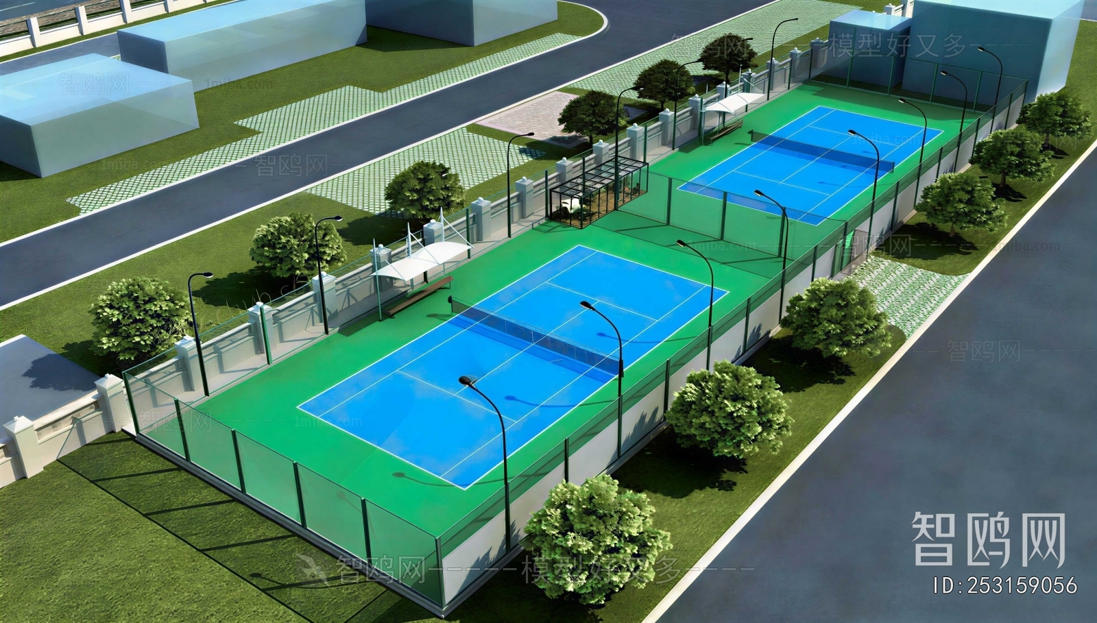 Modern Outdoor Sports Stadium