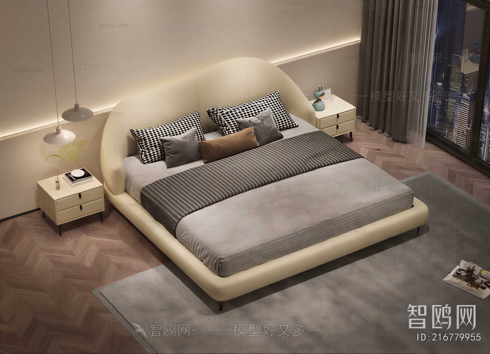 Modern Double Bed