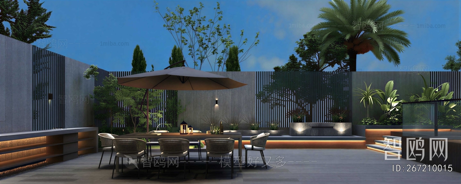 Modern Courtyard/landscape