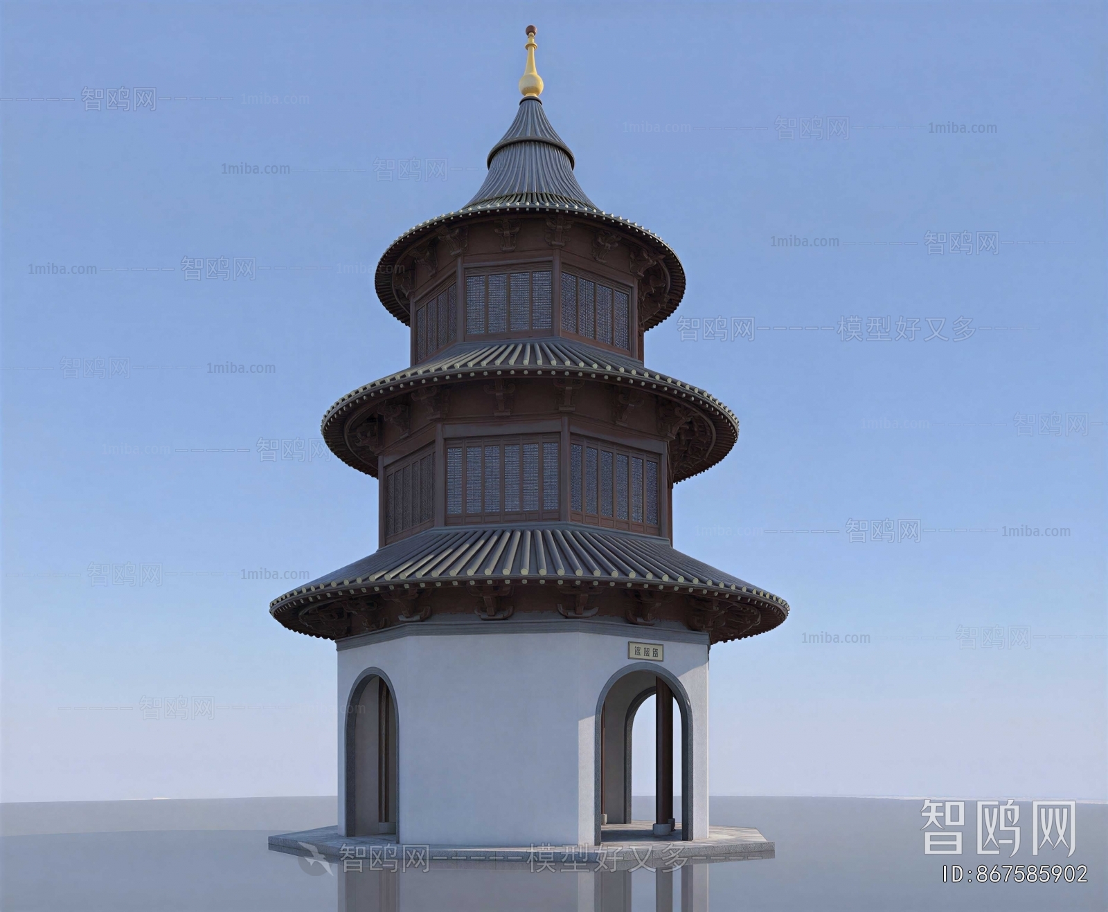 Chinese Style Ancient Architectural Buildings
