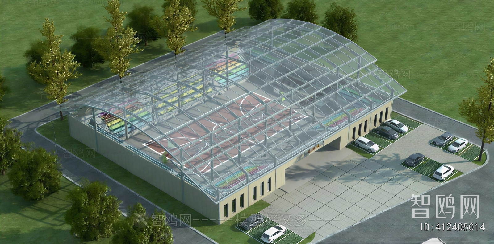 Modern Outdoor Sports Stadium