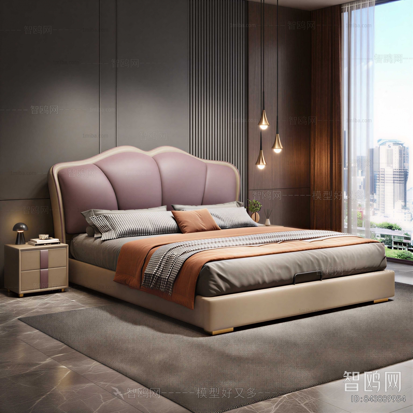 Modern Double Bed