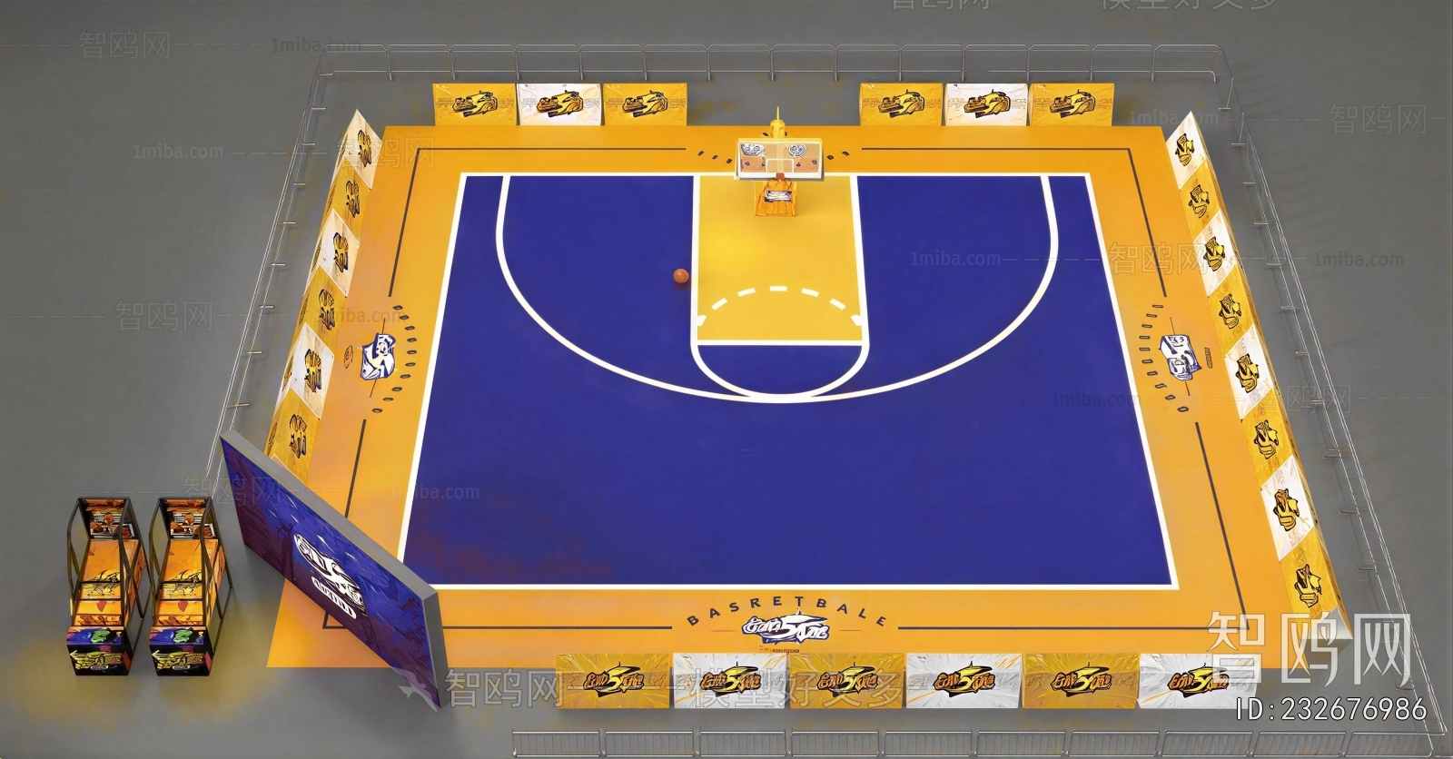 Modern Basketball Arena