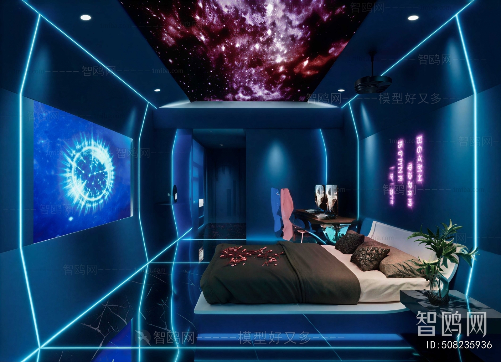 Modern Guest Room