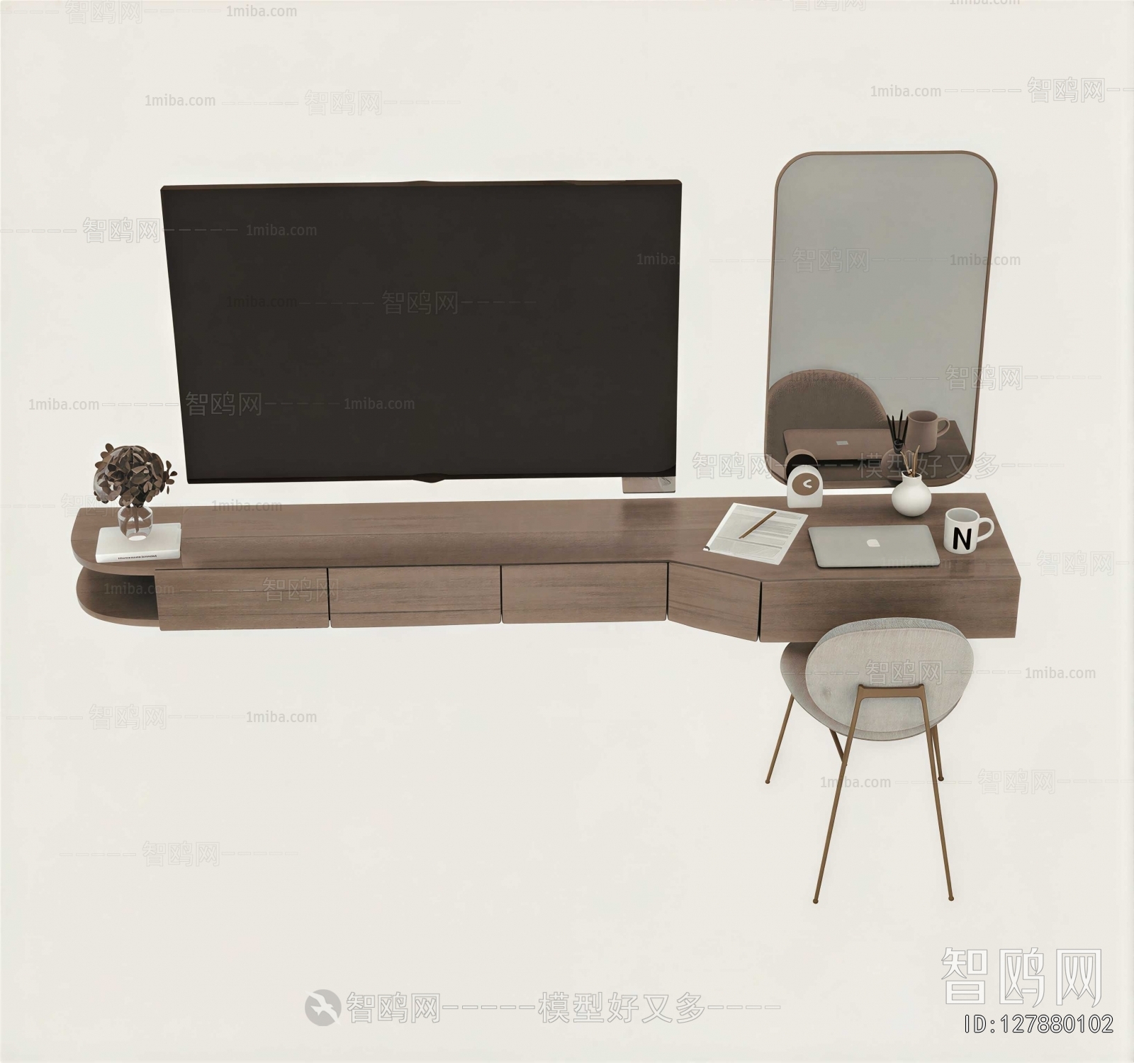 Modern Computer Desk And Chair