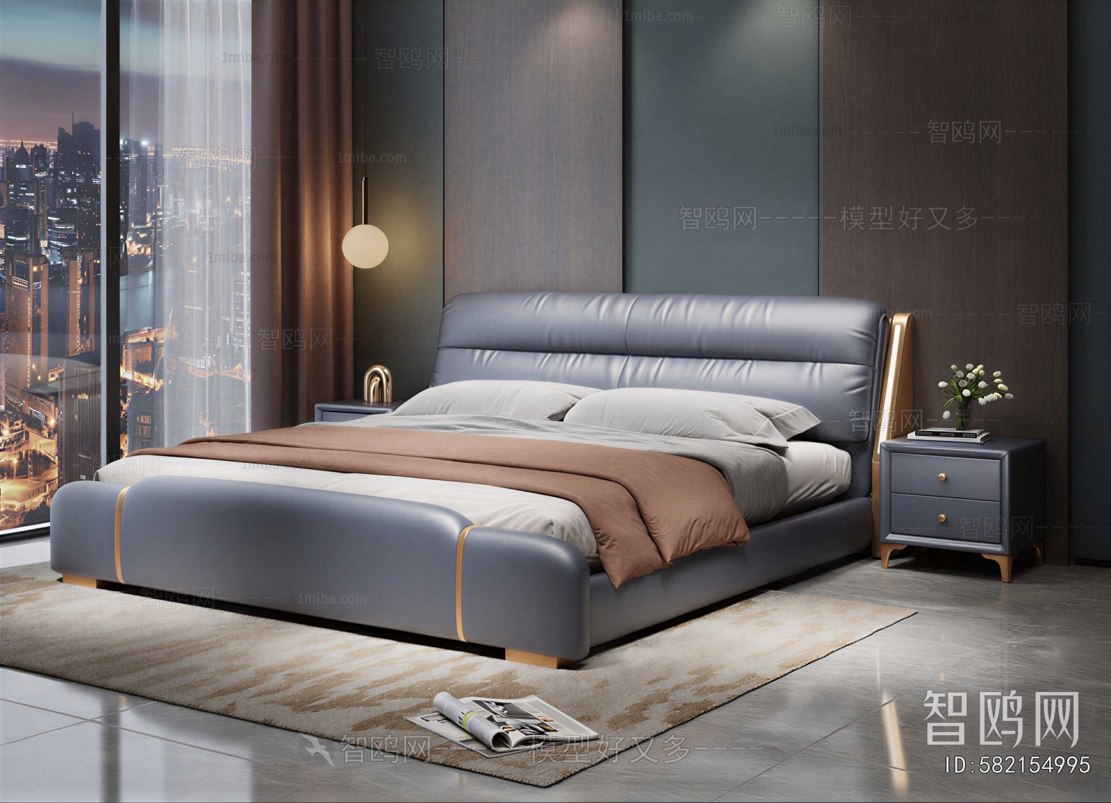 Modern Double Bed