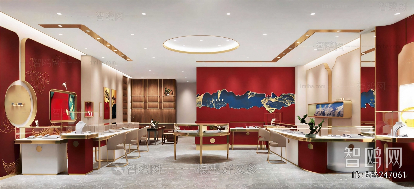 New Chinese Style Jewelry Store