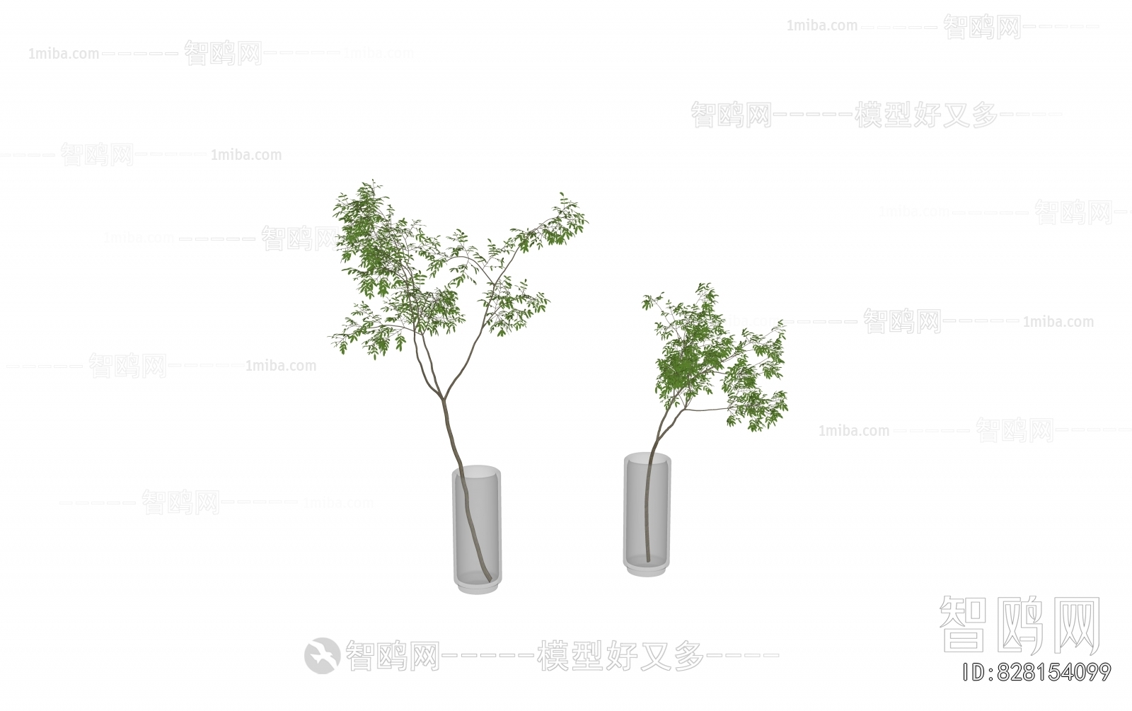 Modern Aquatic Green Plant