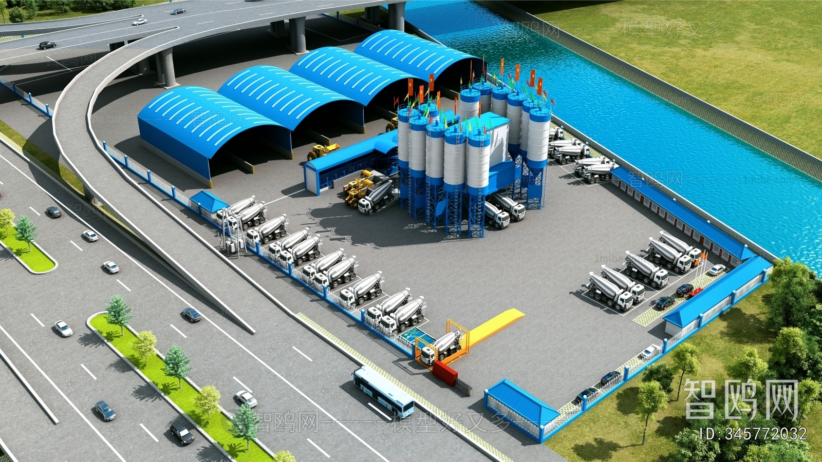 Modern Industrial Building