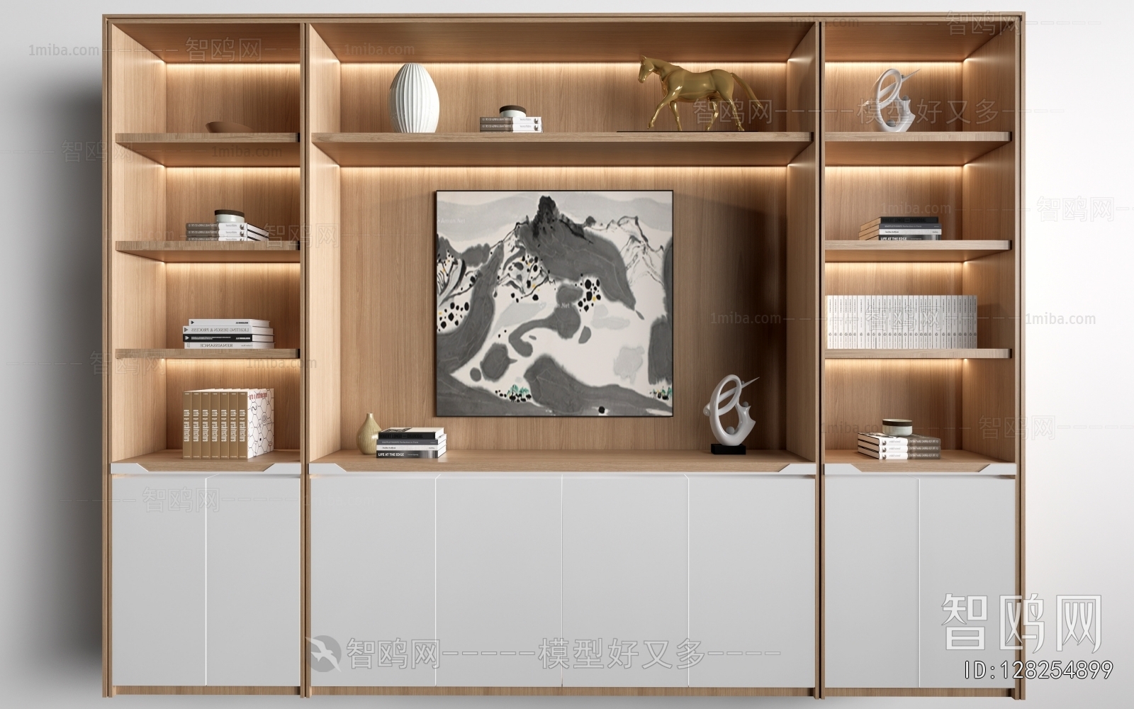 New Chinese Style Bookcase
