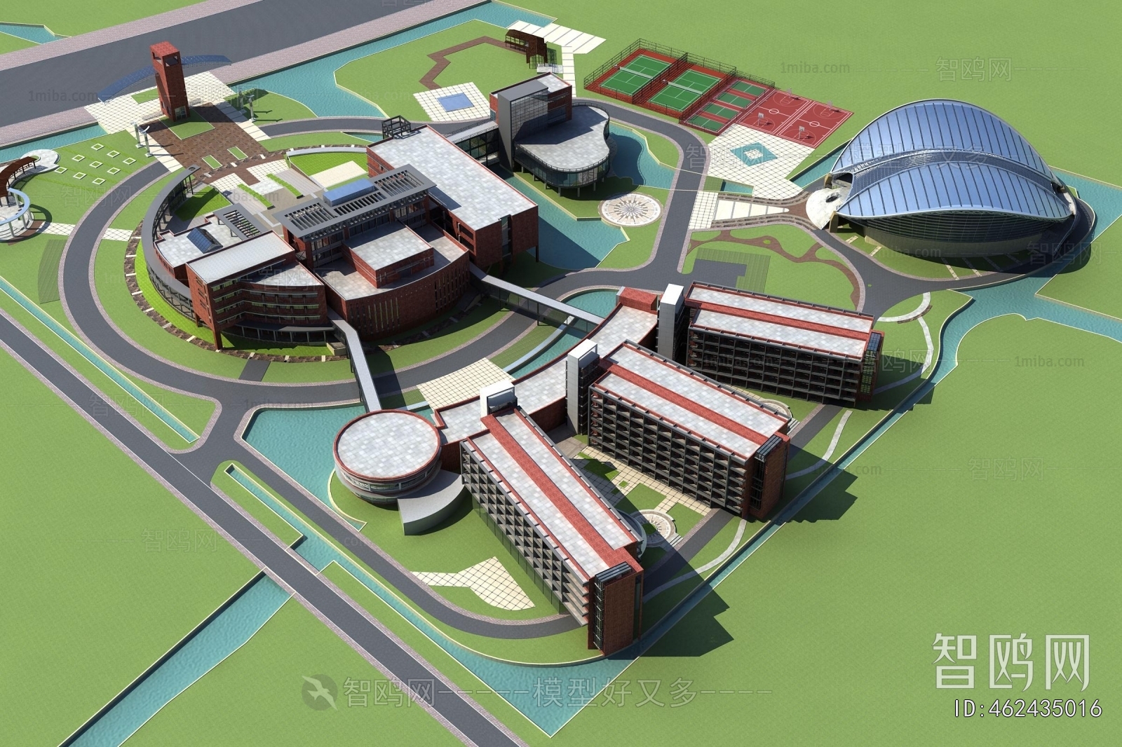 Modern School Building