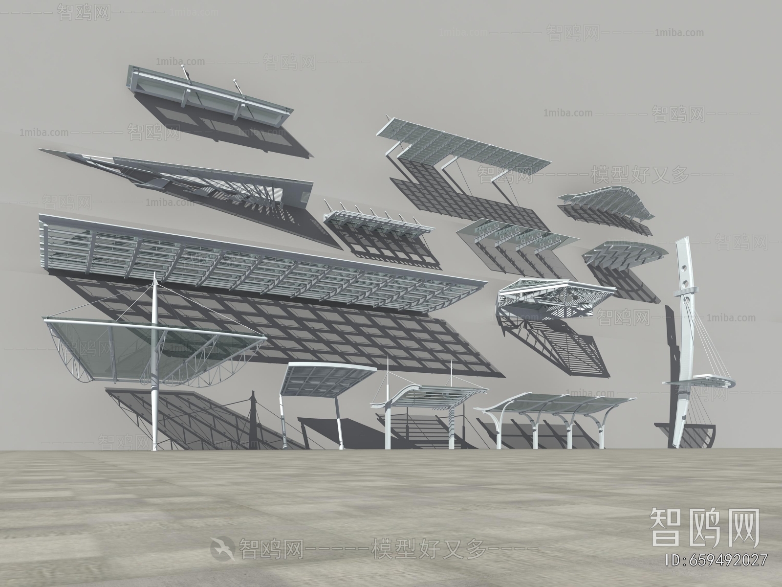Modern Sunshade/Canopy/Tensioning Film
