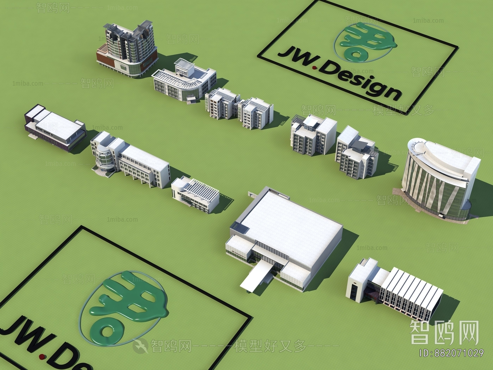 Modern Appearance Of Commercial Building