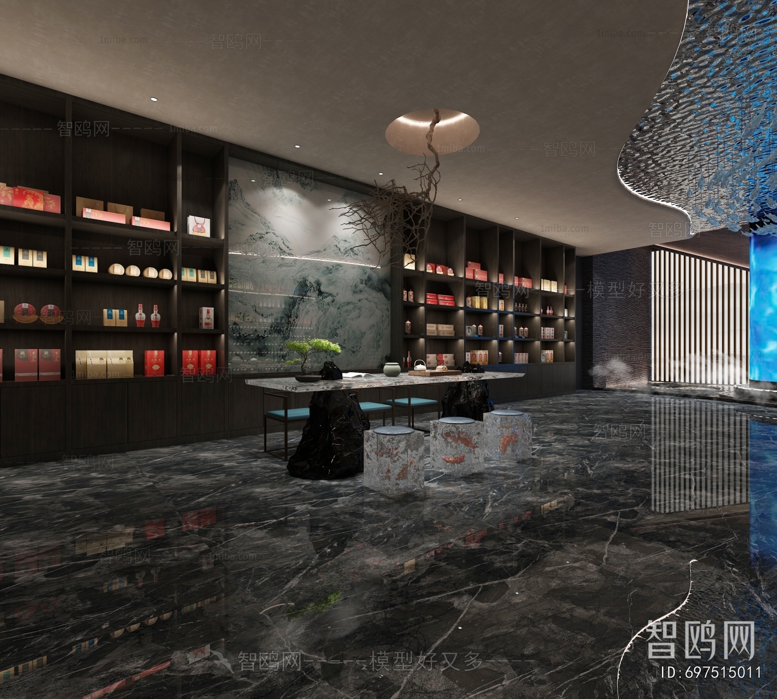 New Chinese Style Lobby Hall