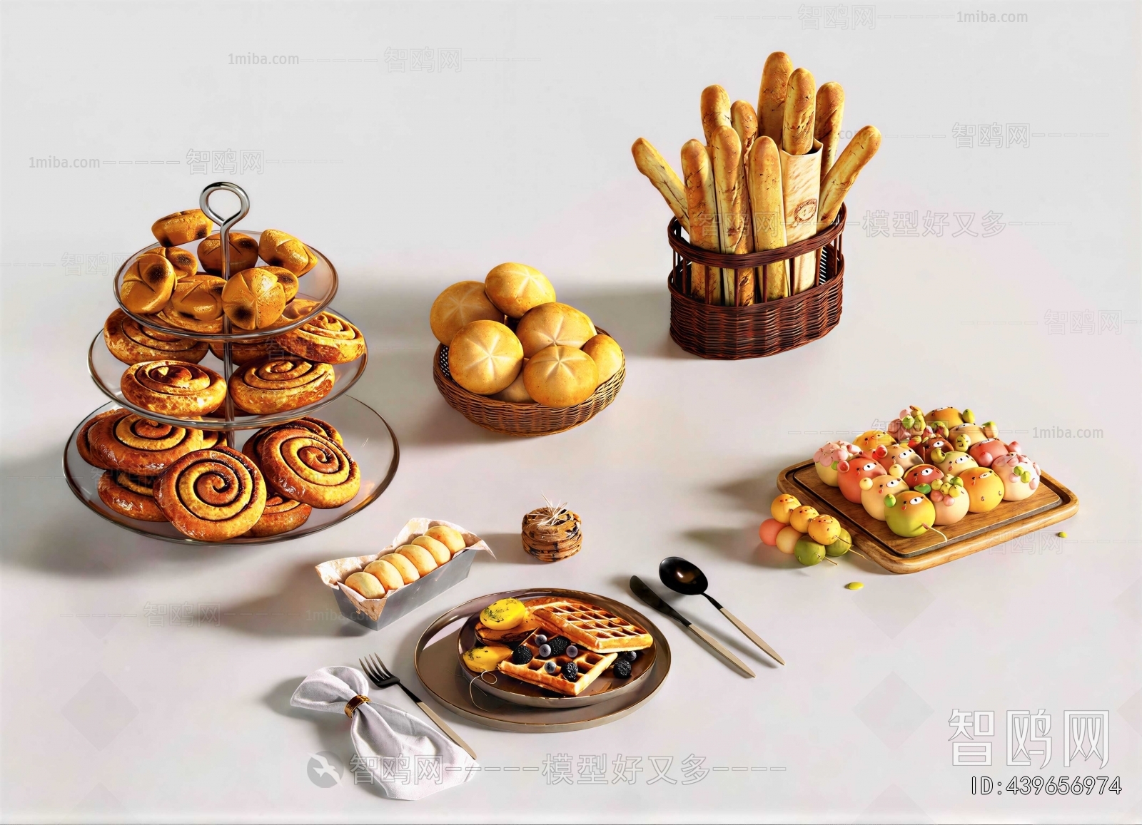 Modern Bread Cake