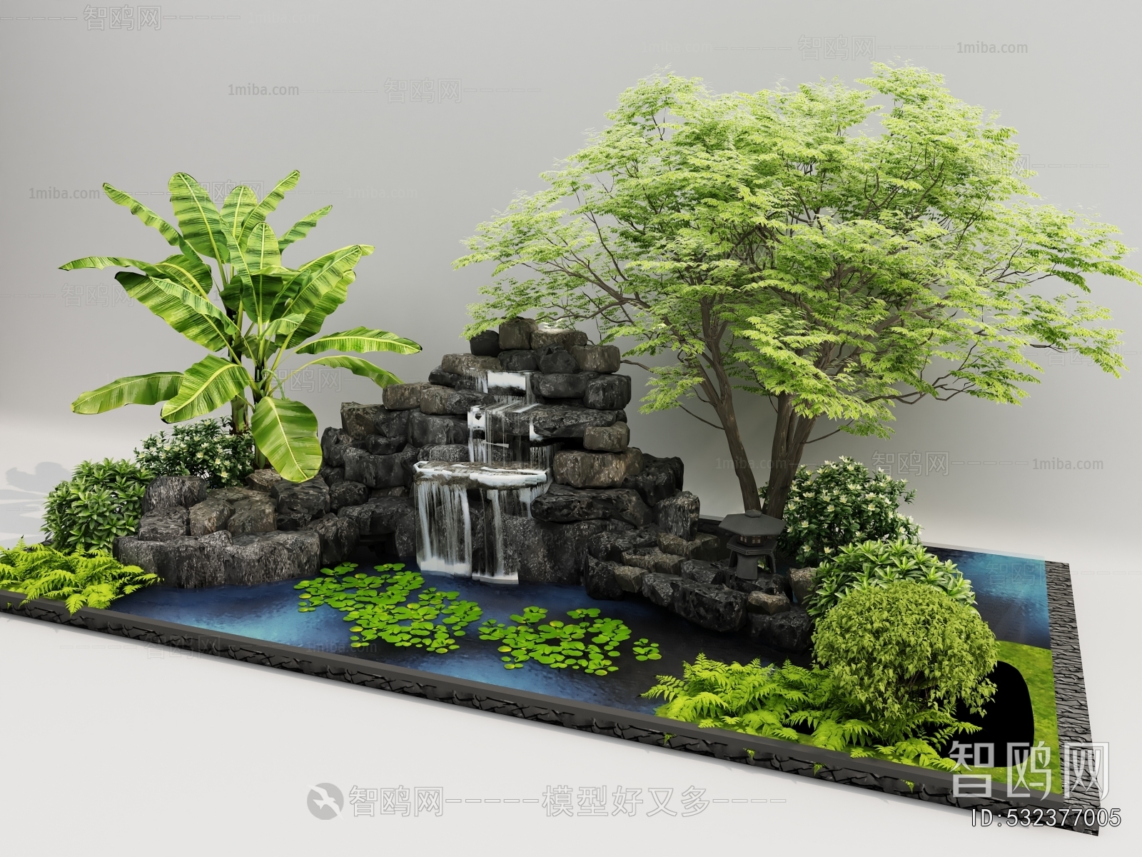 New Chinese Style Plant Landscaping