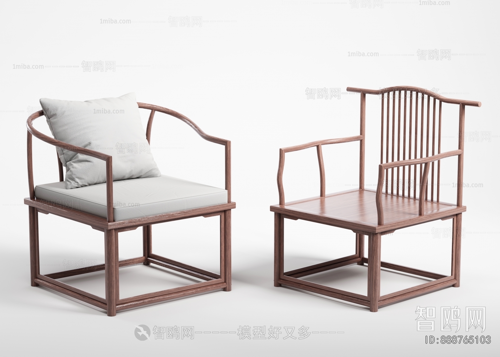 New Chinese Style Lounge Chair