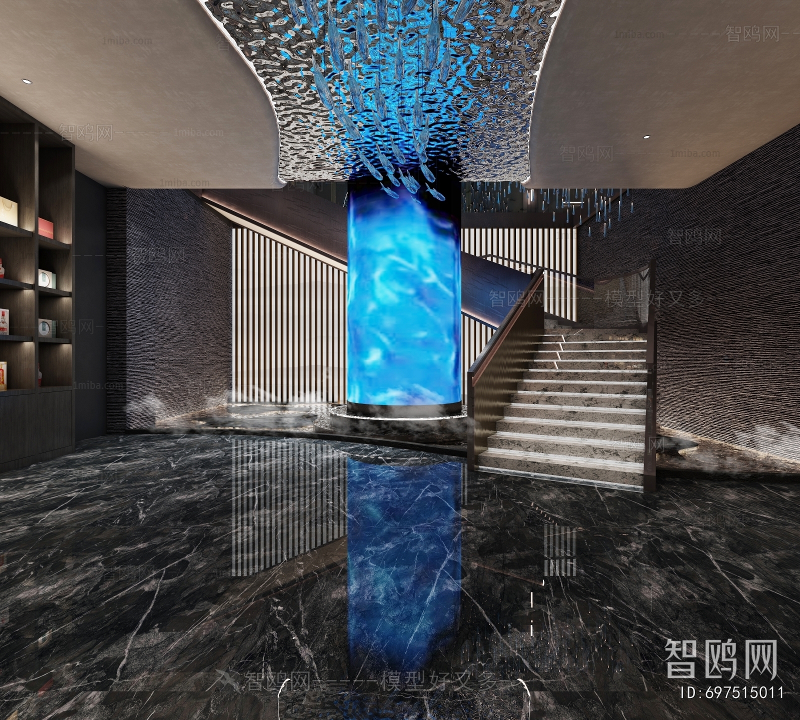 New Chinese Style Lobby Hall