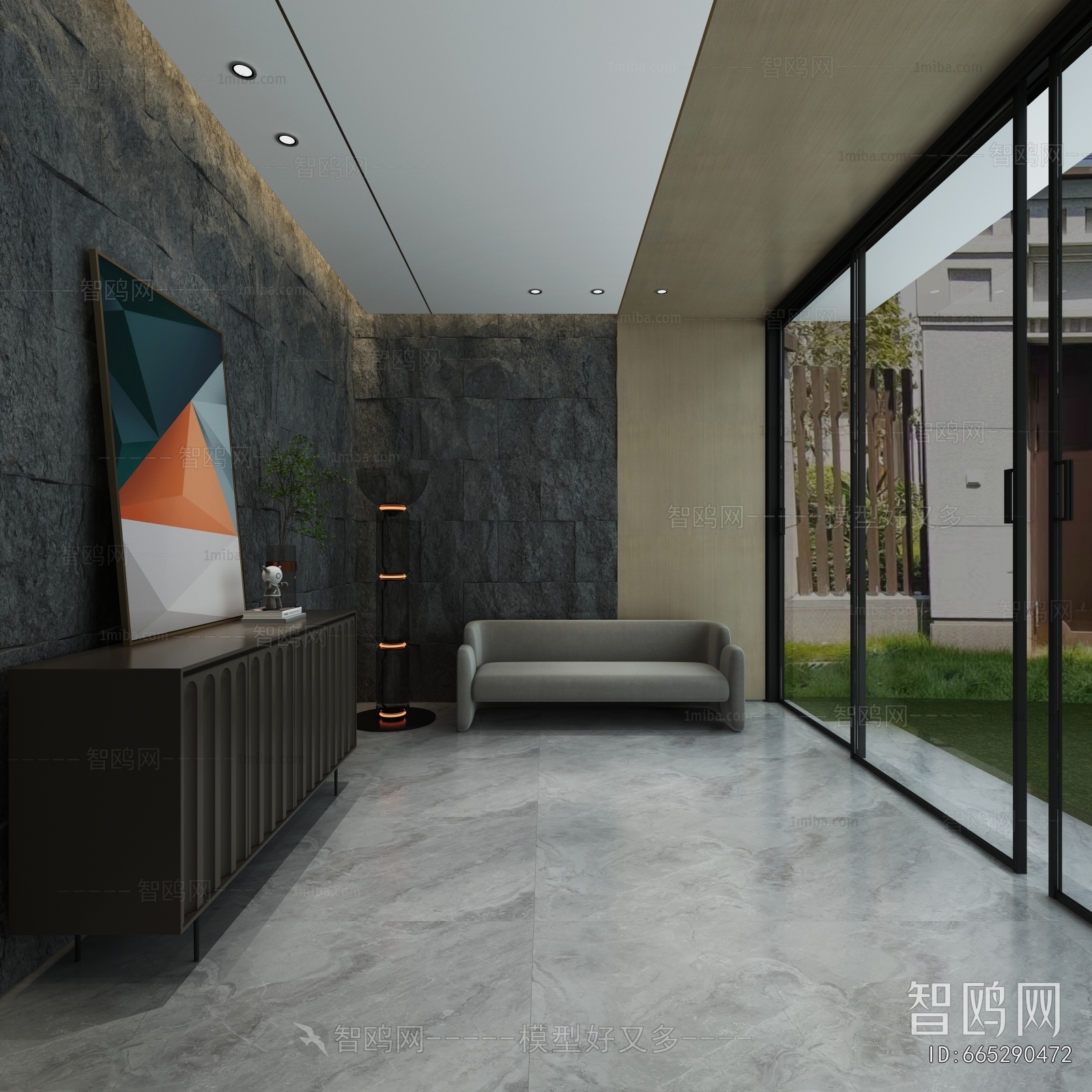 Modern Hallway
