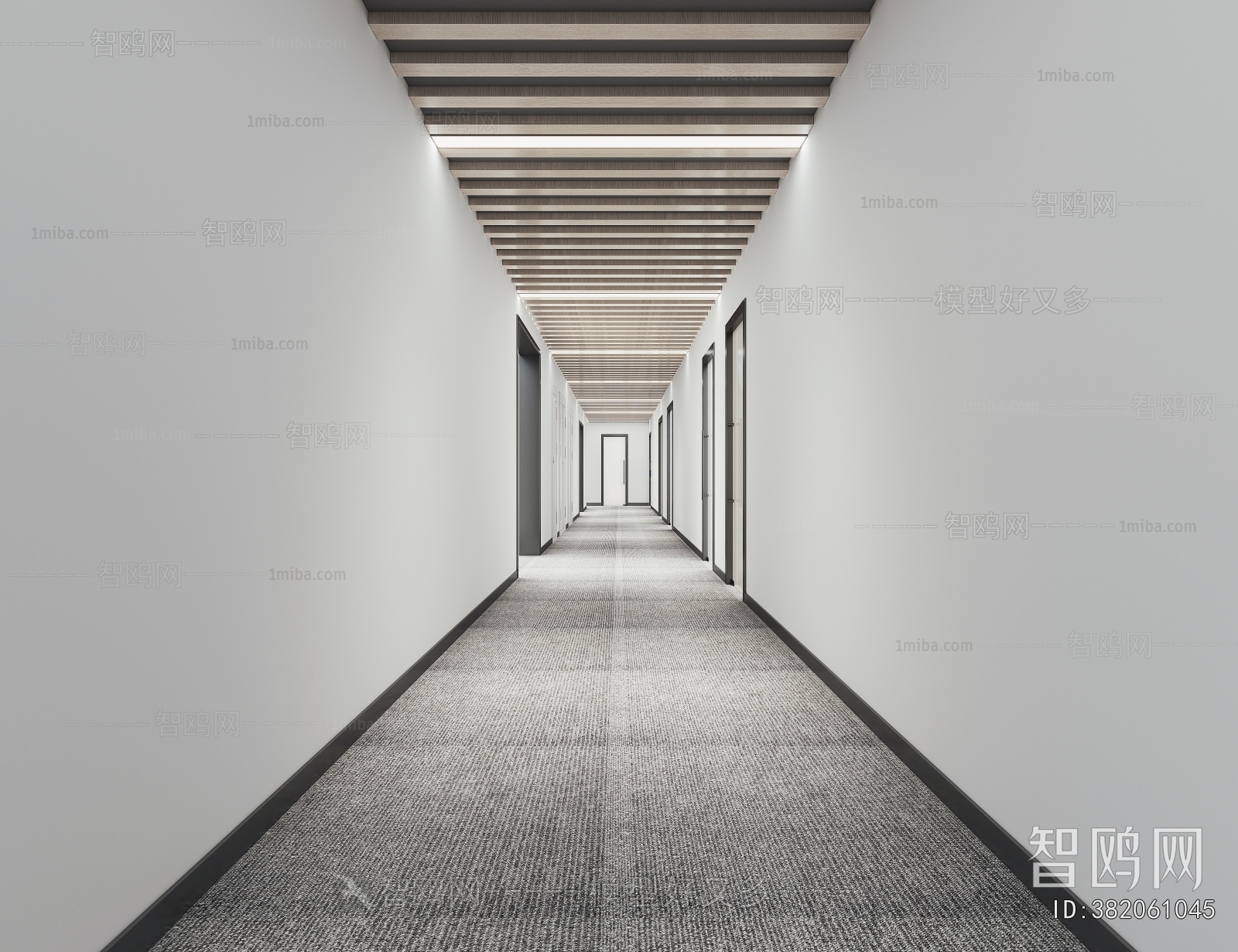 Modern Office Aisle