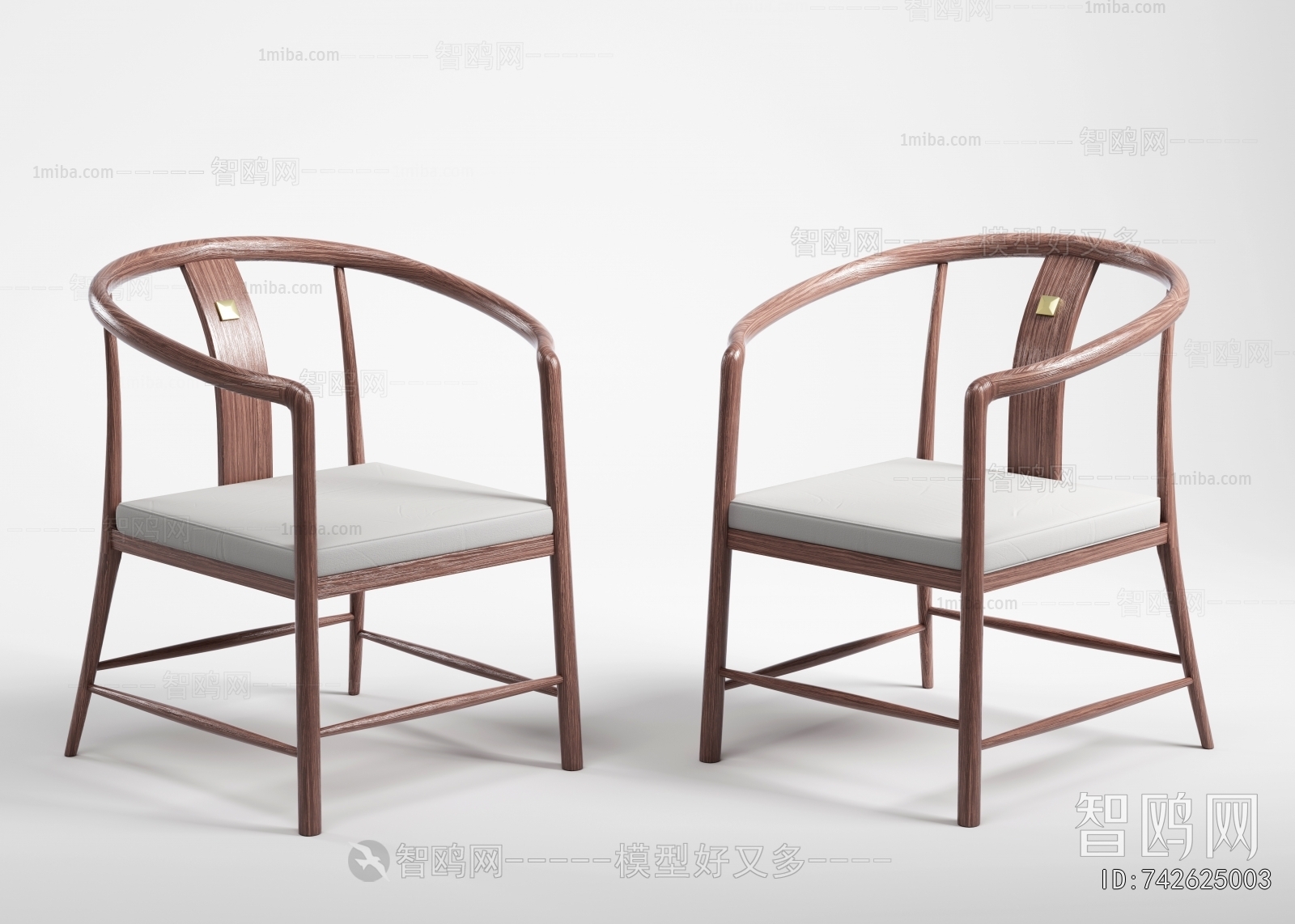 New Chinese Style Lounge Chair