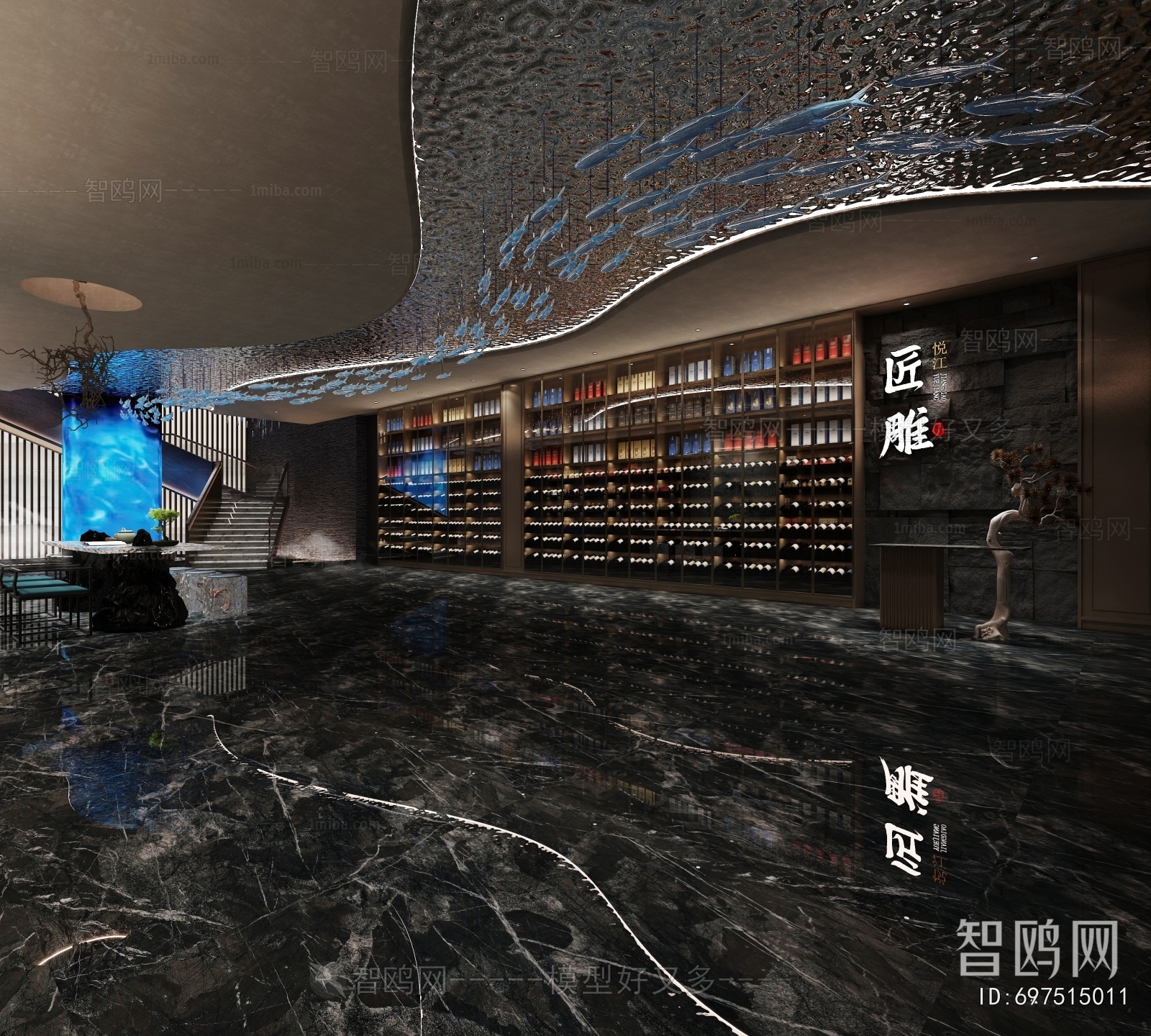 New Chinese Style Lobby Hall