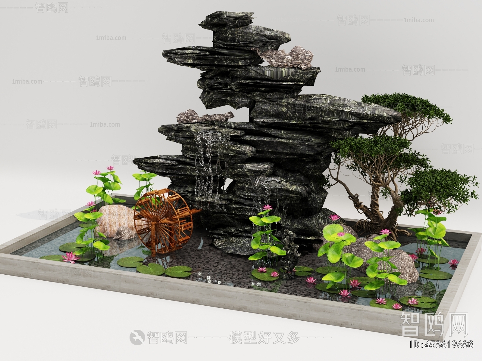 New Chinese Style Plant Landscaping