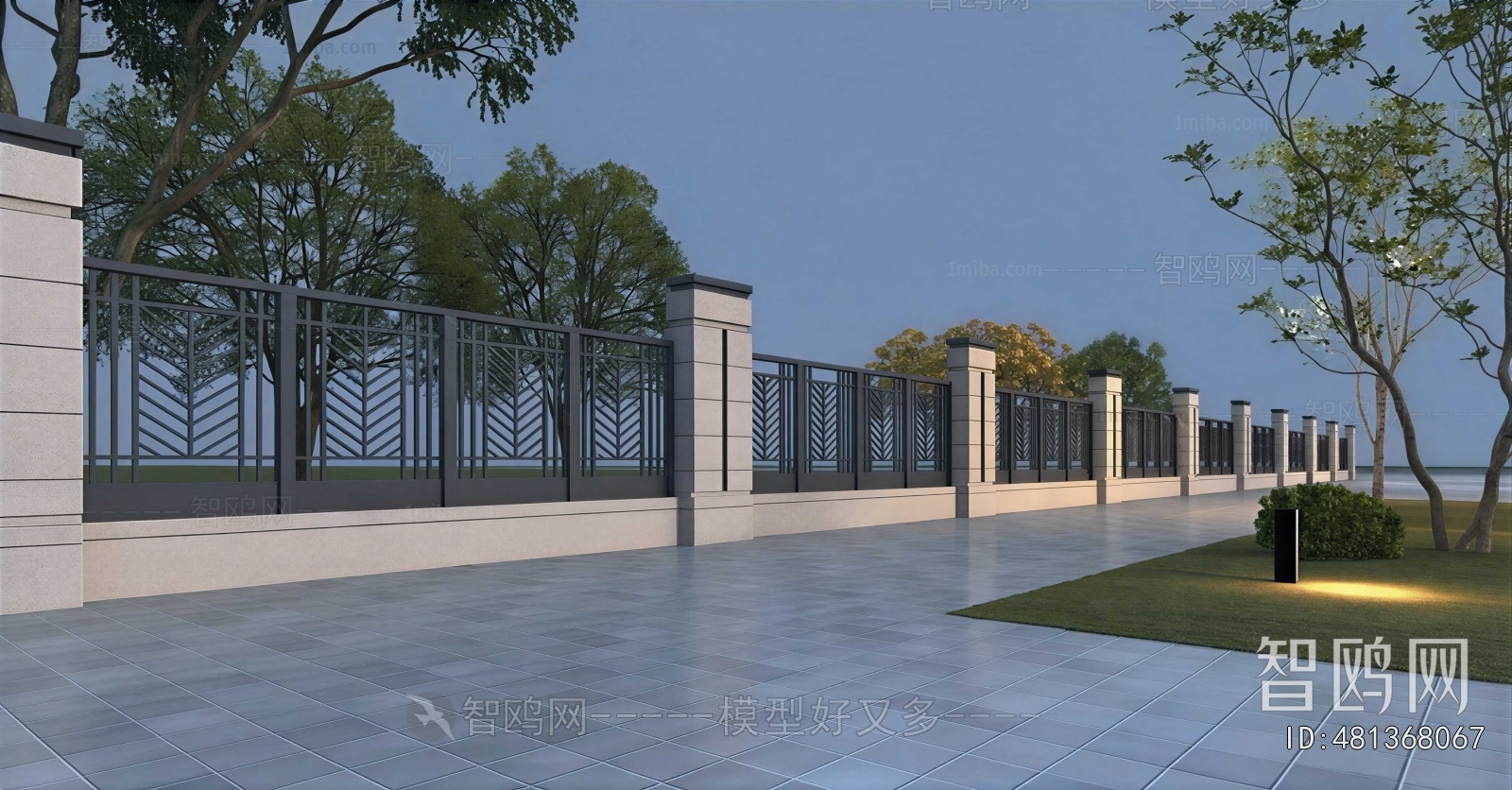 Modern Courtyard/landscape