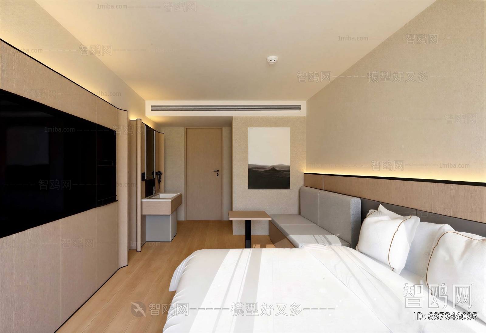 Modern Guest Room