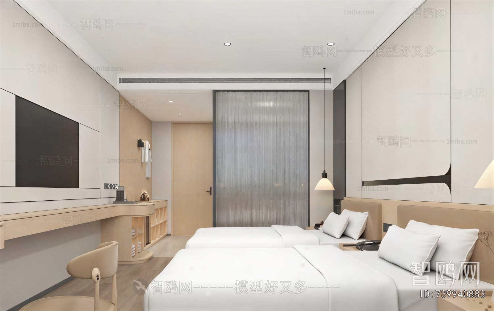 Modern Guest Room