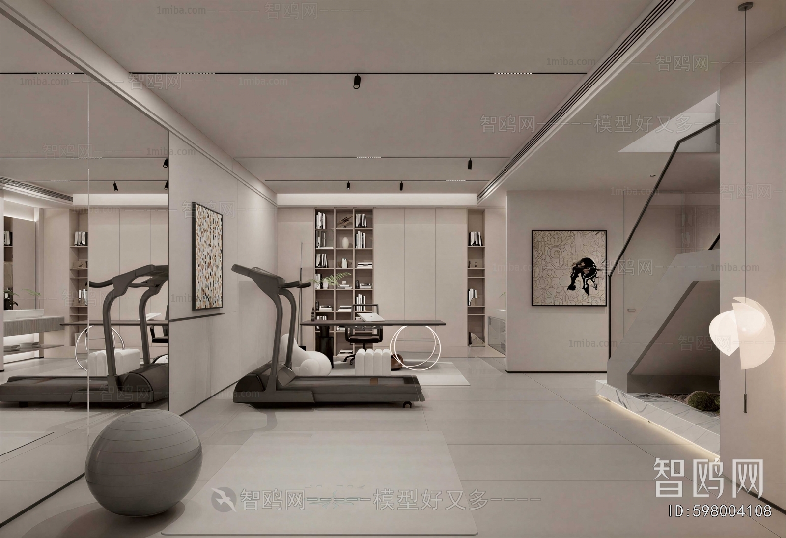 Modern Home Fitness Room