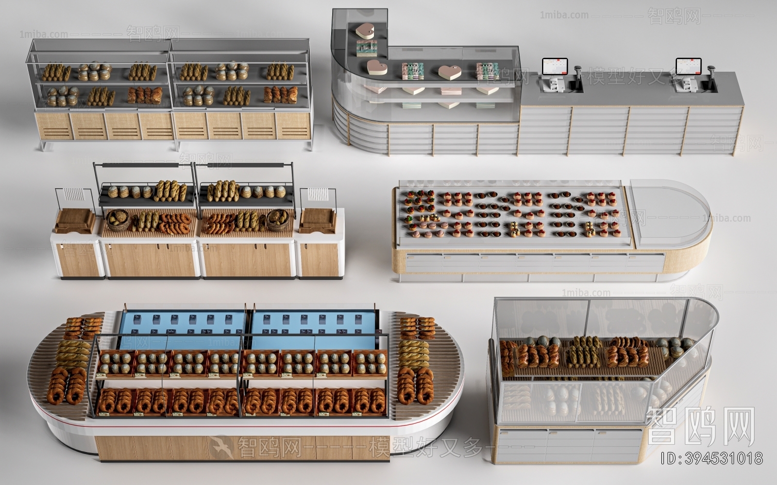 Modern Supermarket Shelf