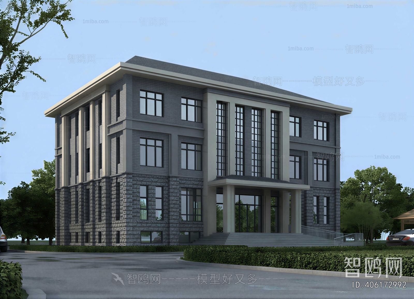 Modern Appearance Of Commercial Building