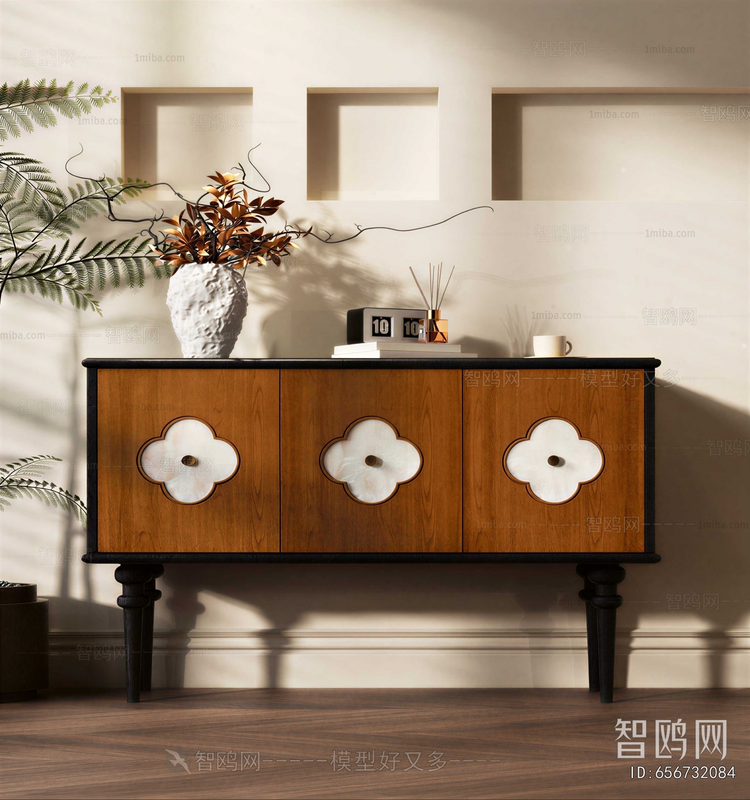 French Style Entrance Cabinet