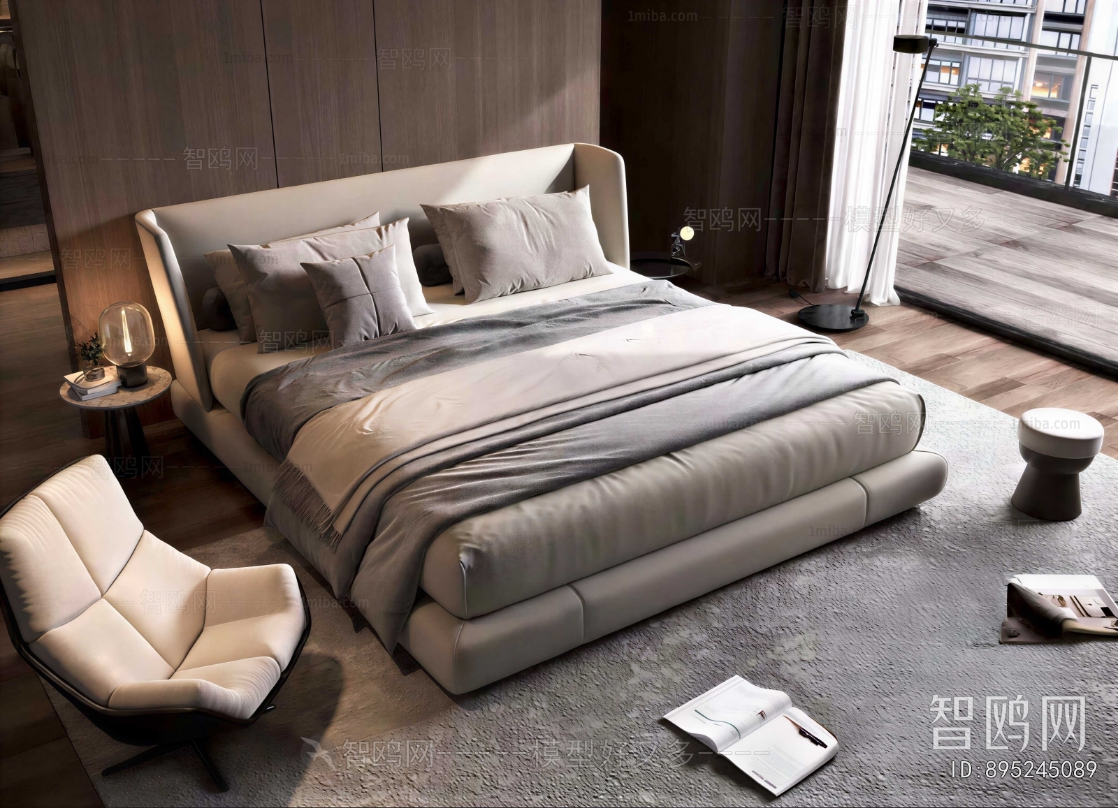 Modern Double Bed