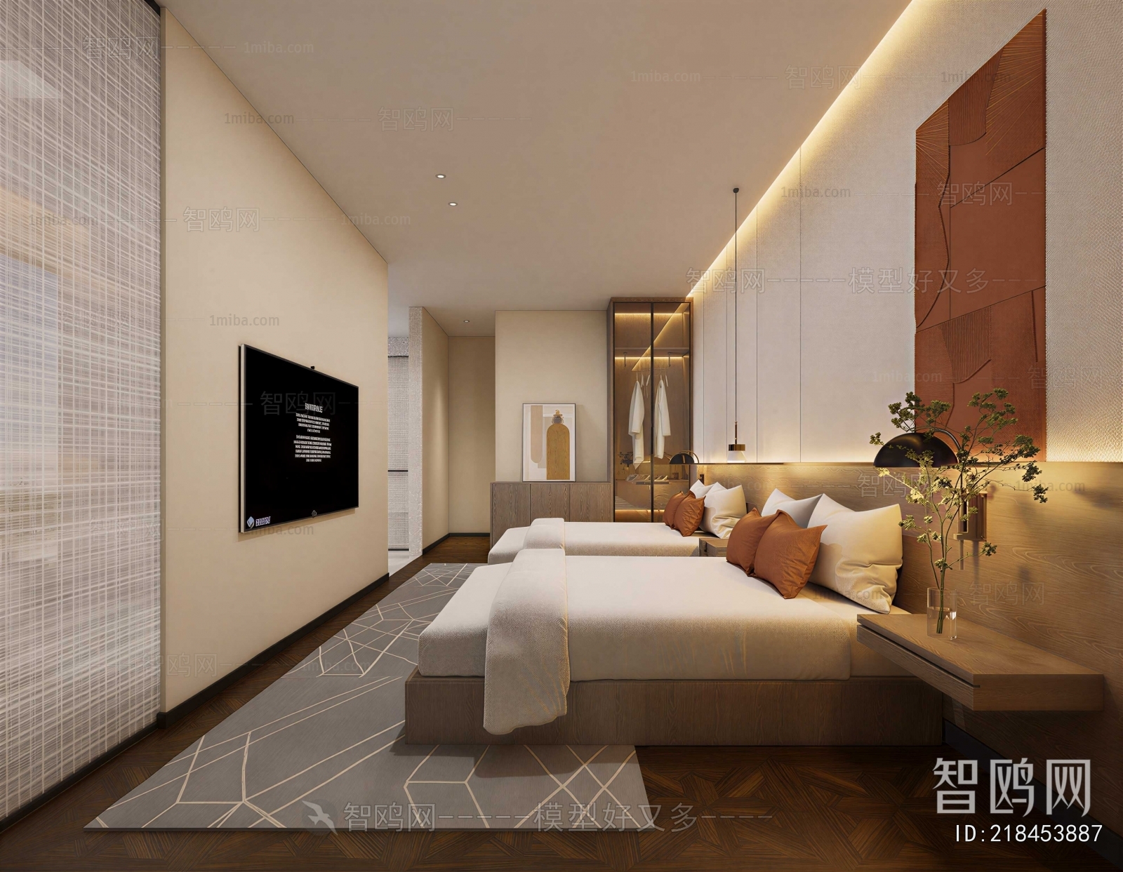 Modern Guest Room